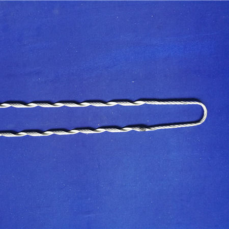 Hot-Dip Galvanized Preformed Guy Grip Dead End for Versatile and Preformed Installation